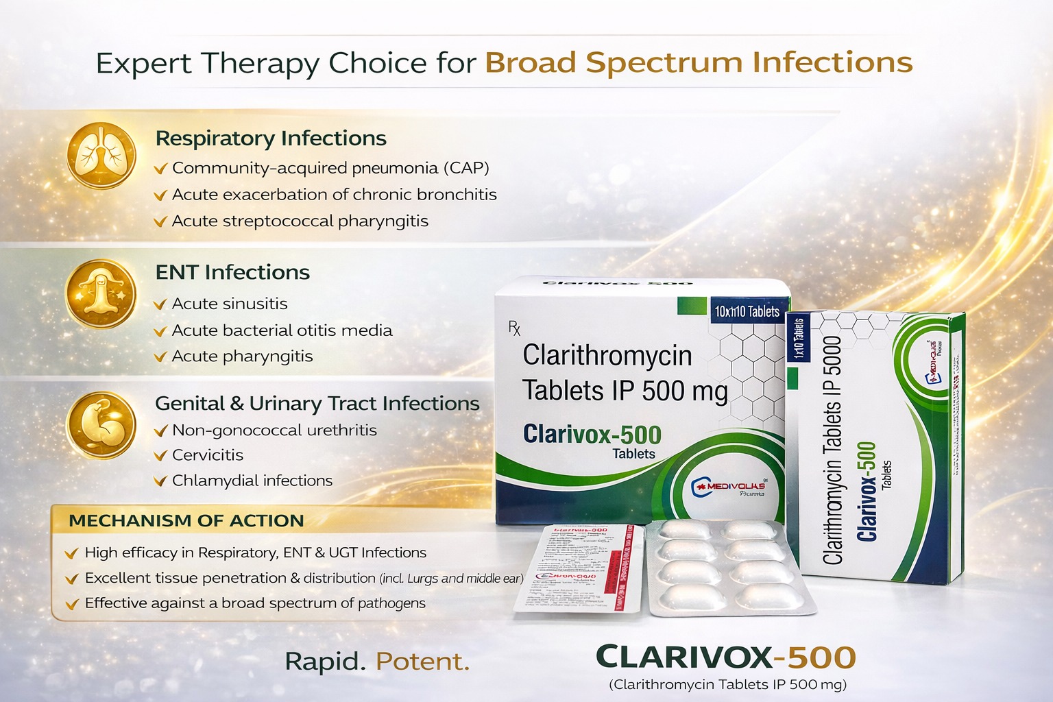 Clarivox 500 Tablets 
